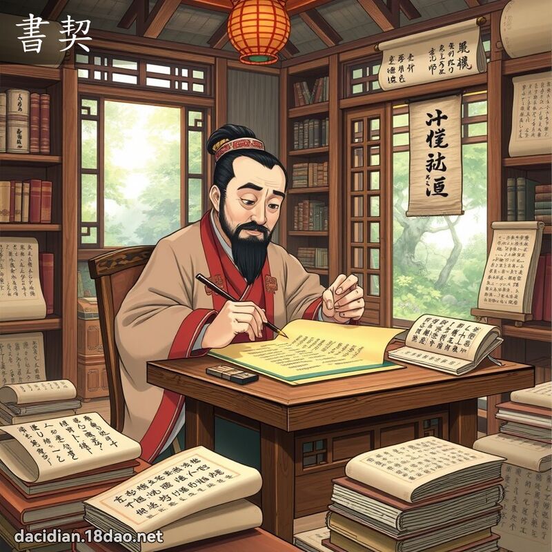 書契 - 國語大辭典配圖