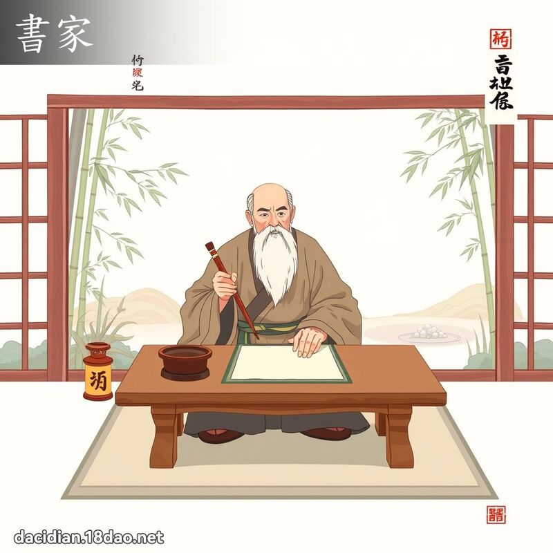 書家 - 國語大辭典配圖