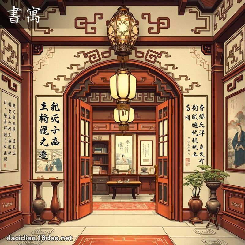 書寓 - 國語大辭典配圖