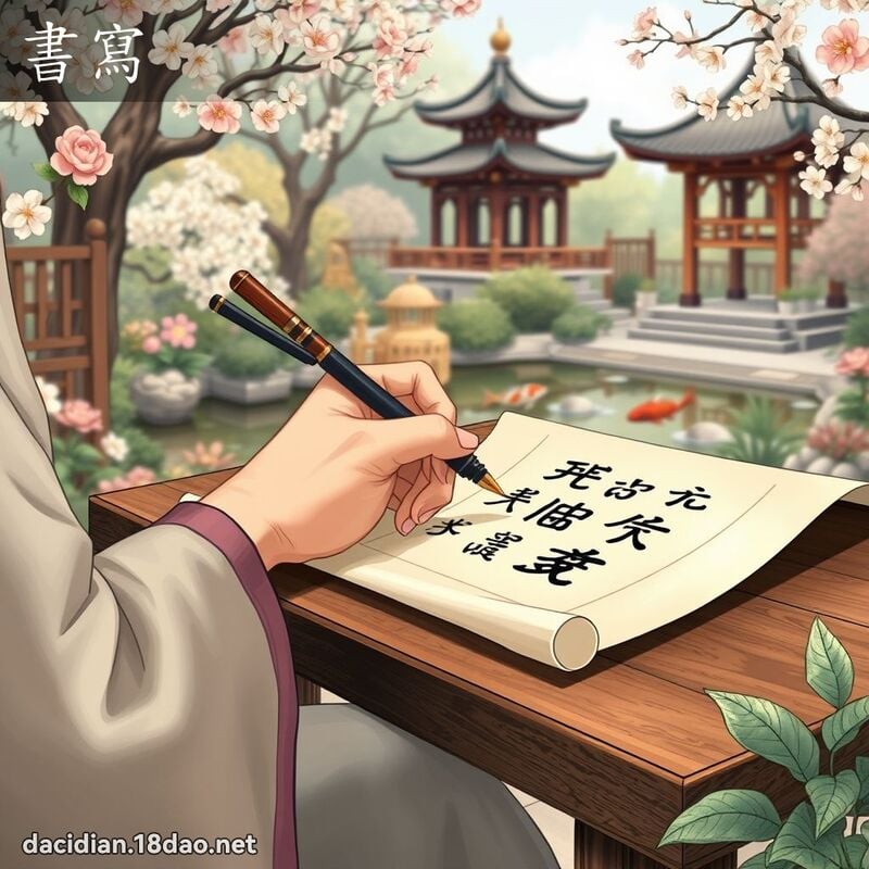 书写 - 国语大辞典配图