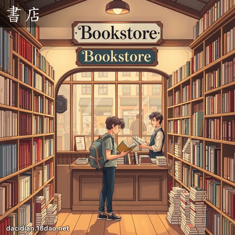 書店 - 國語大辭典配圖
