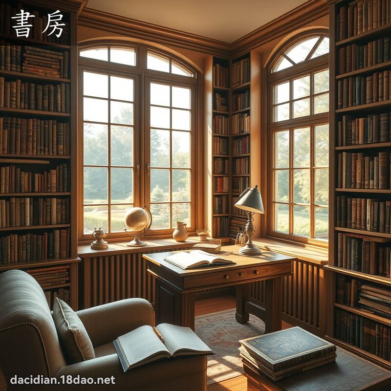 書房 - 國語大辭典配圖