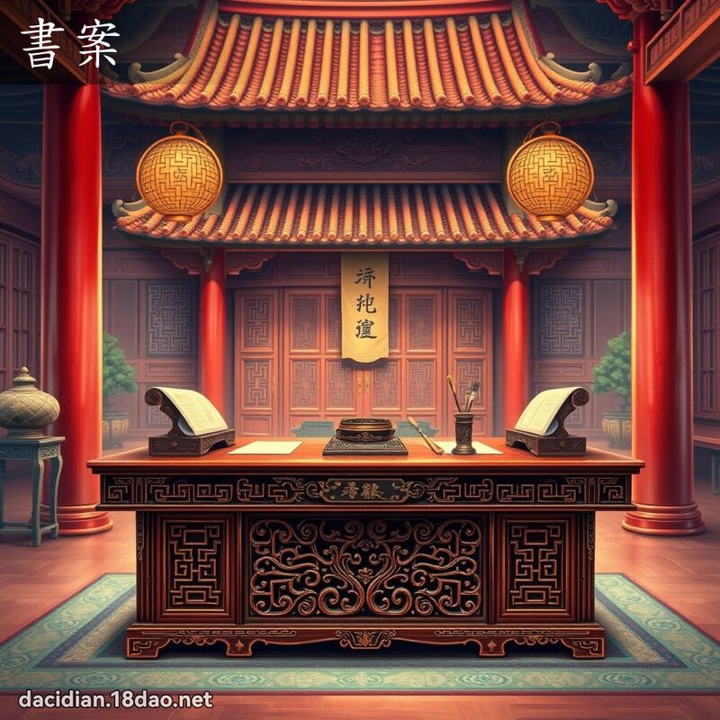 书案 - 国语大辞典配图