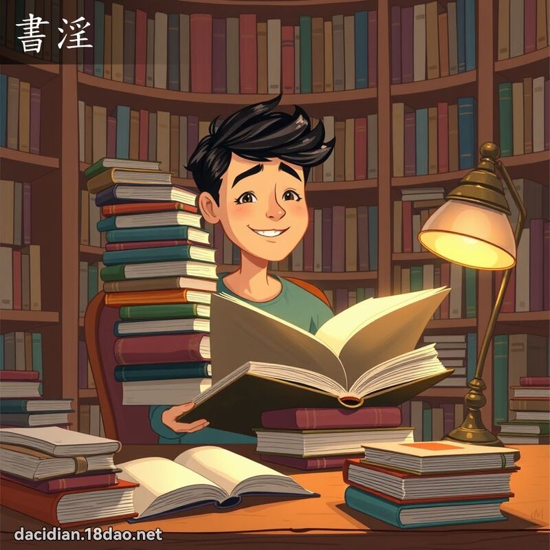 書淫 - 國語大辭典配圖