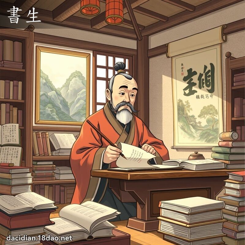 书生 - 国语大辞典配图