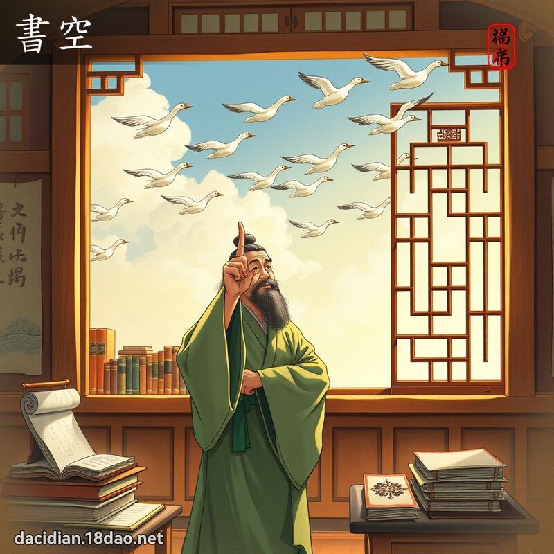 書空 - 國語大辭典配圖