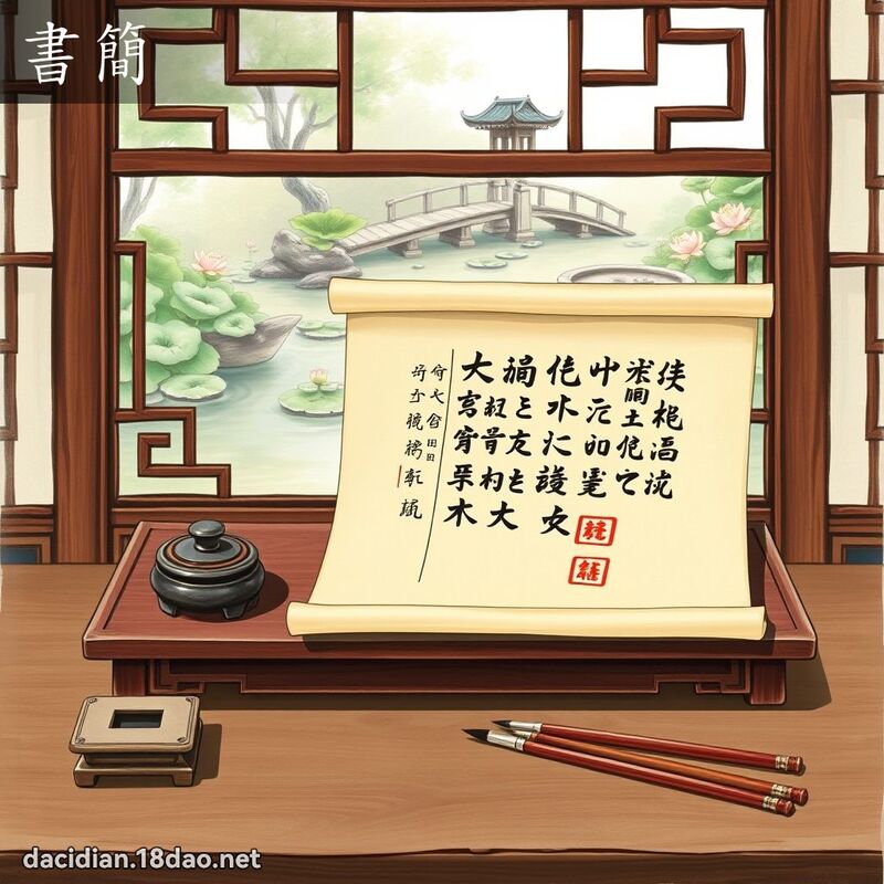 書簡 - 國語大辭典配圖