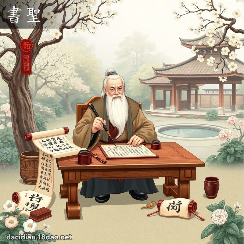 書聖 - 國語大辭典配圖