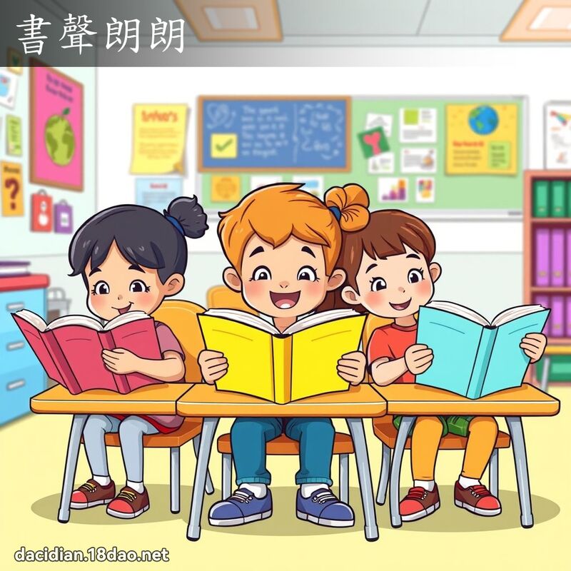 书声朗朗 - 国语大辞典配图