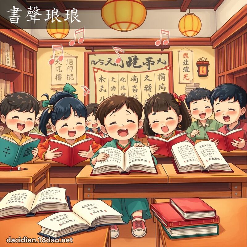 书声琅琅 - 国语大辞典配图