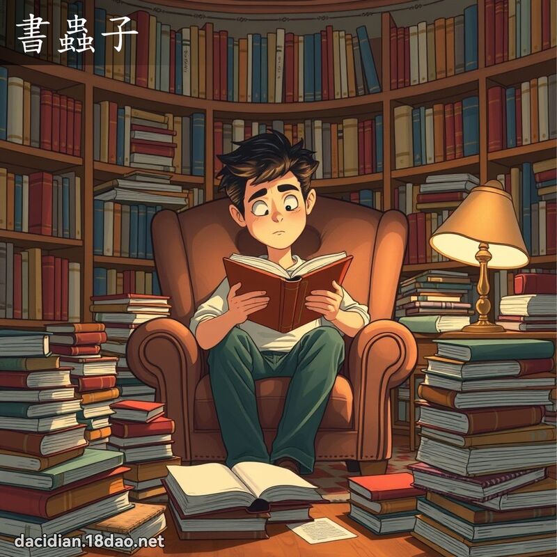 書蟲子 - 國語大辭典配圖