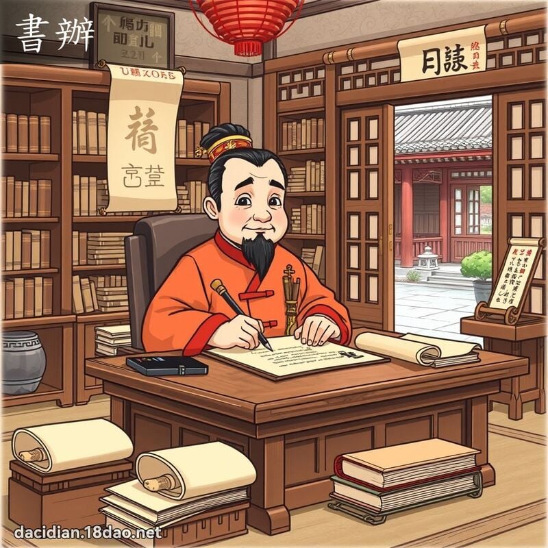 书办 - 国语大辞典配图