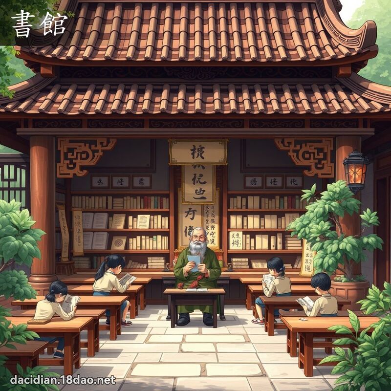 書館 - 國語大辭典配圖