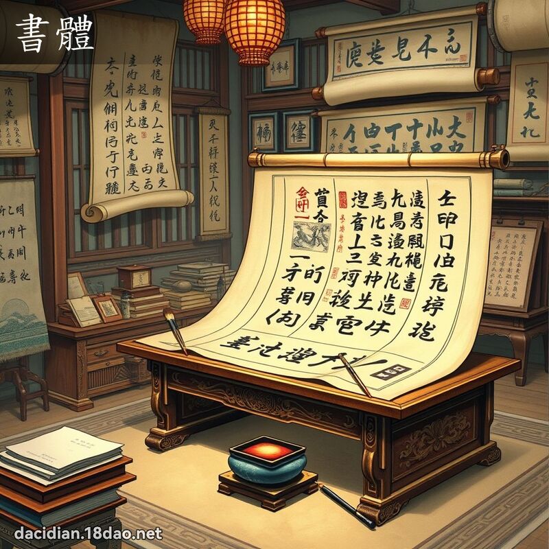 书体 - 国语大辞典配图