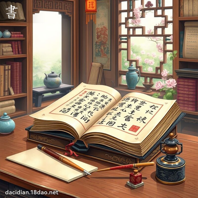 書 - 國語大辭典配圖