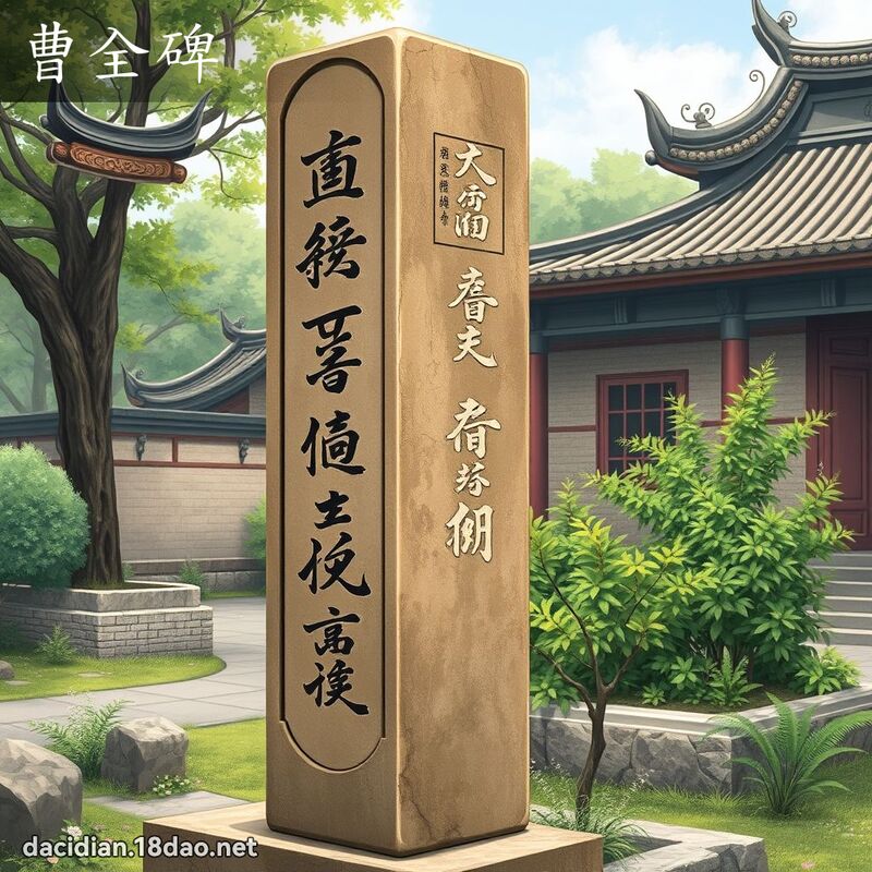 曹全碑 - 國語大辭典配圖