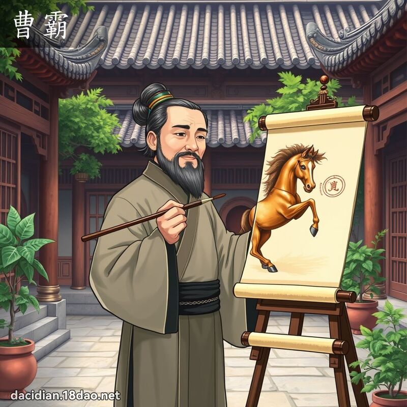 曹霸 - 國語大辭典配圖
