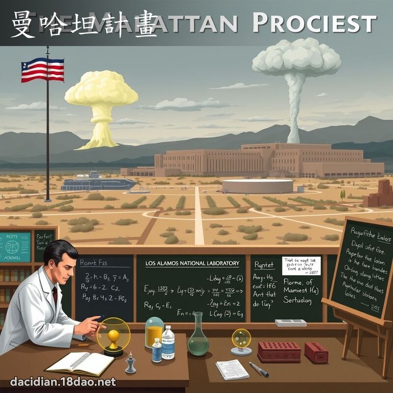 曼哈坦计画 - 国语大辞典配图