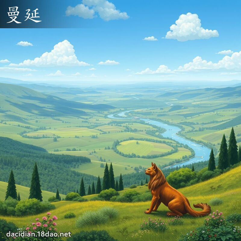 曼延 - 国语大辞典配图