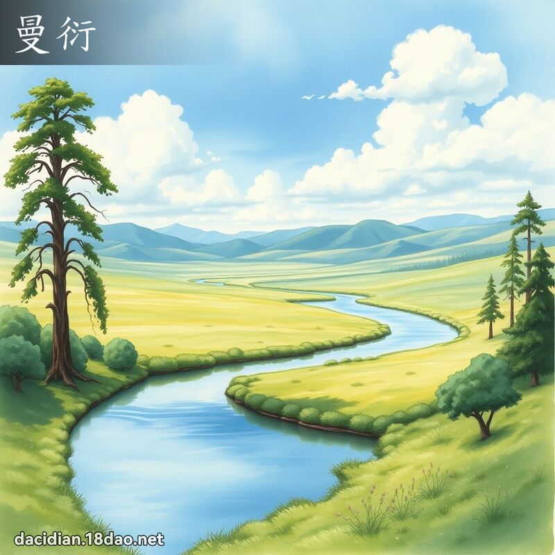 曼衍 - 国语大辞典配图