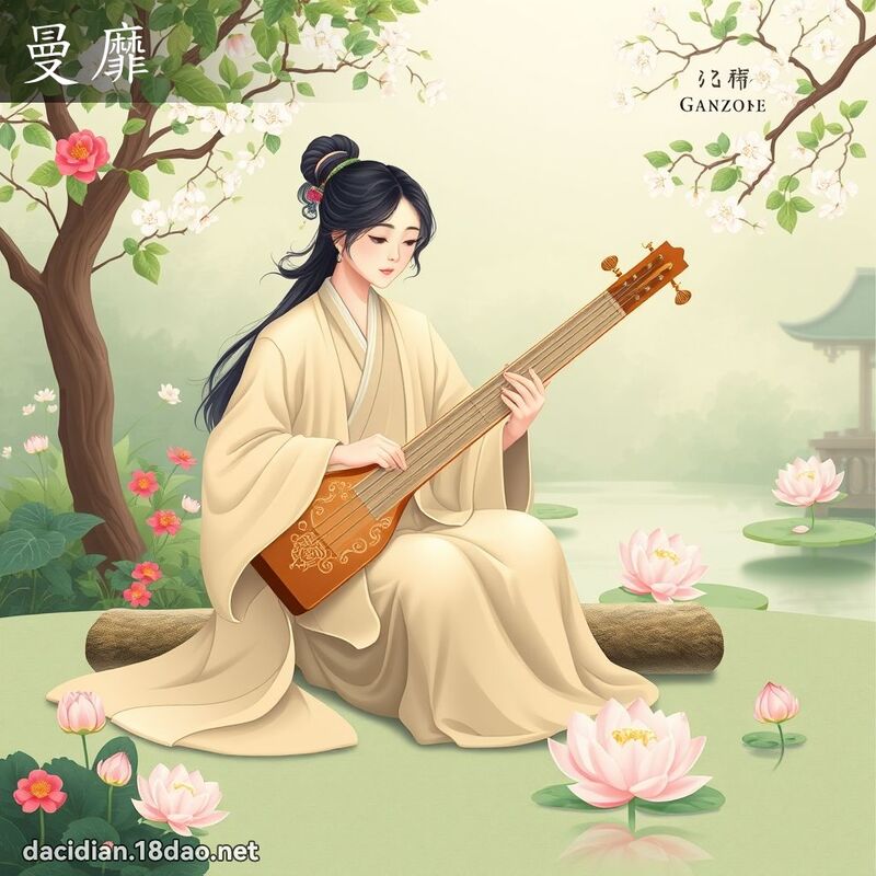 曼靡 - 国语大辞典配图