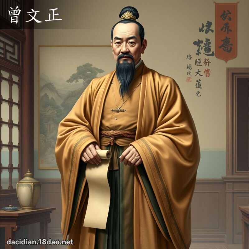 曾文正 - 國語大辭典配圖