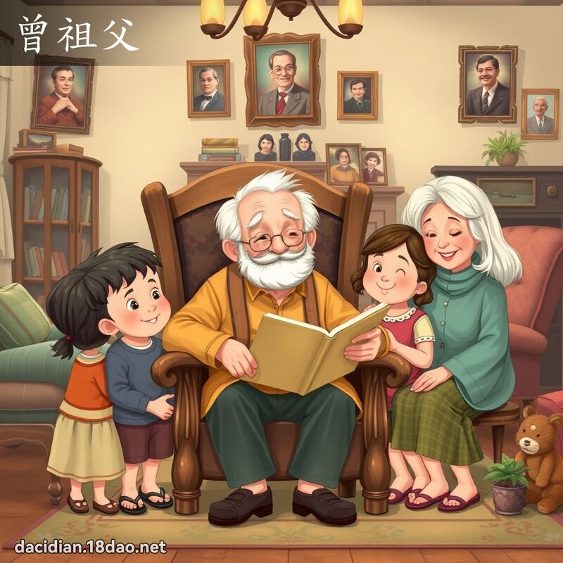 曾祖父 - 国语大辞典配图