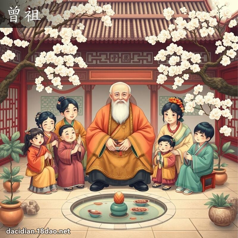 曾祖 - 国语大辞典配图