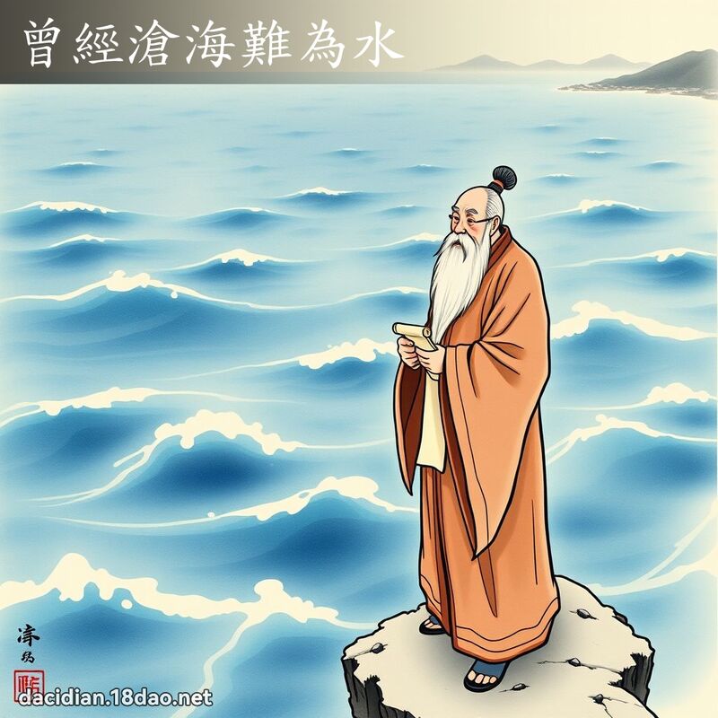 曾经沧海难为水 - 国语大辞典配图