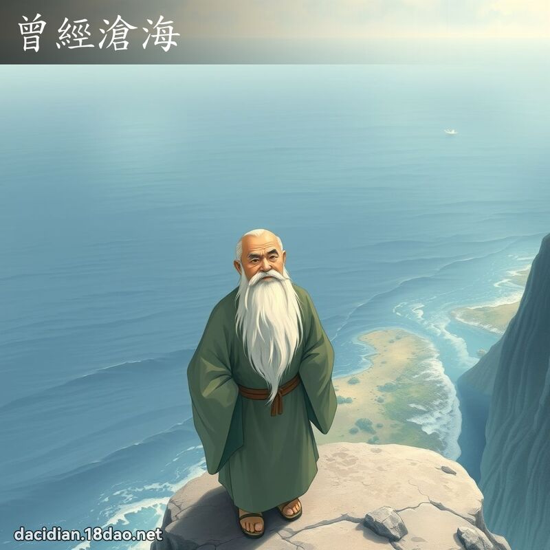 曾經滄海 - 國語大辭典配圖