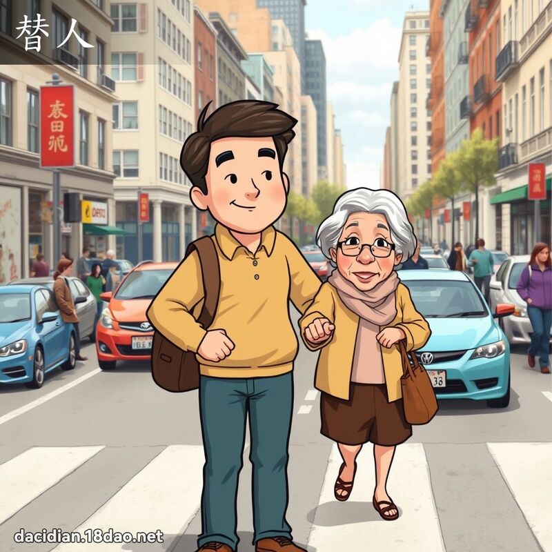 替人 - 國語大辭典配圖