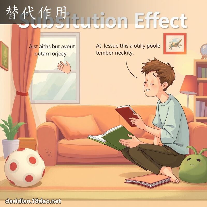 替代作用 - 國語大辭典配圖