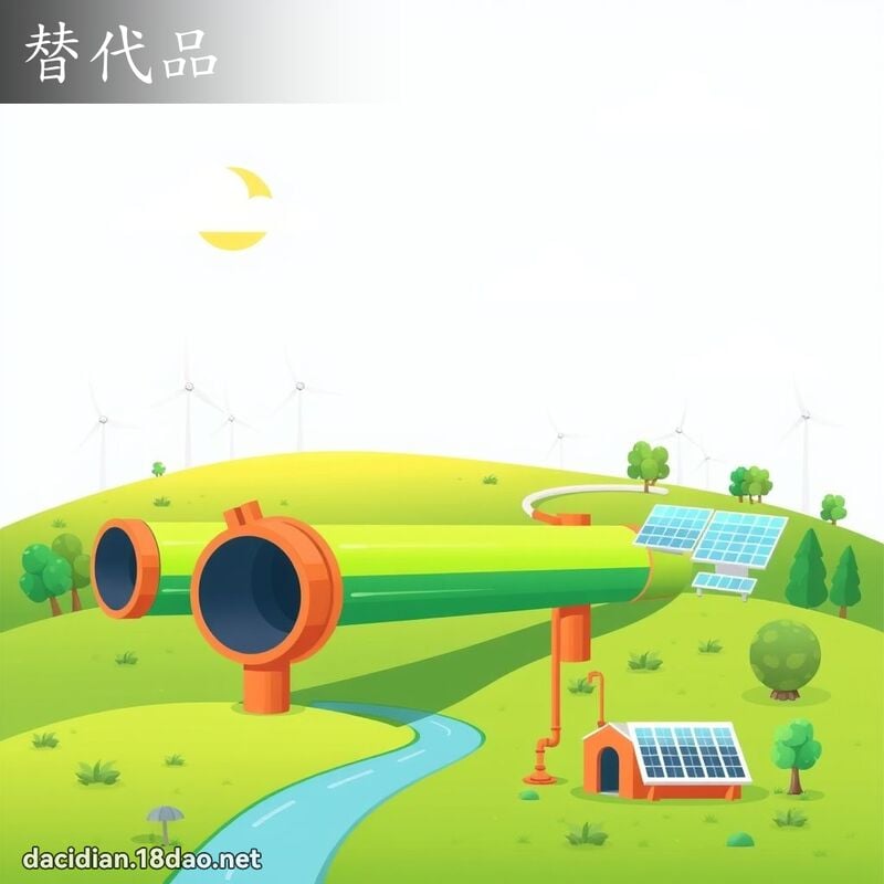 替代品 - 国语大辞典配图