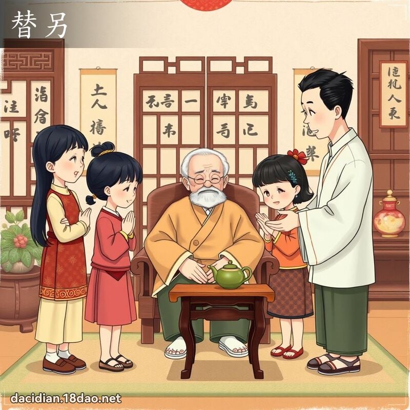 替另 - 国语大辞典配图