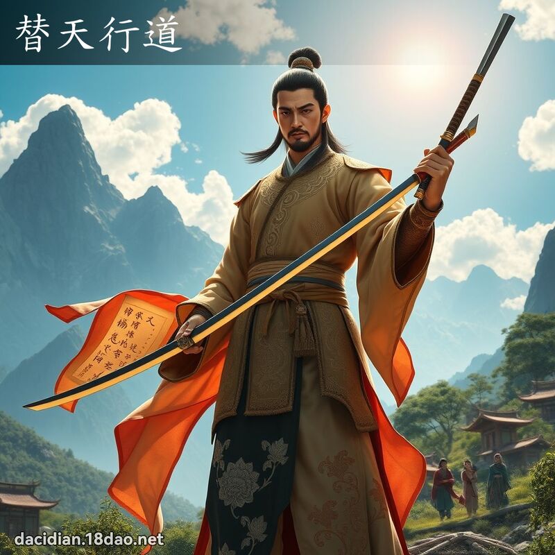 替天行道 - 國語大辭典配圖