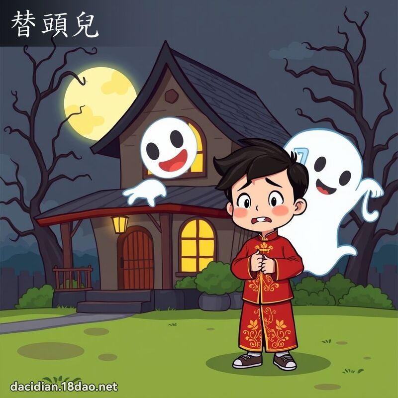 替頭兒 - 國語大辭典配圖