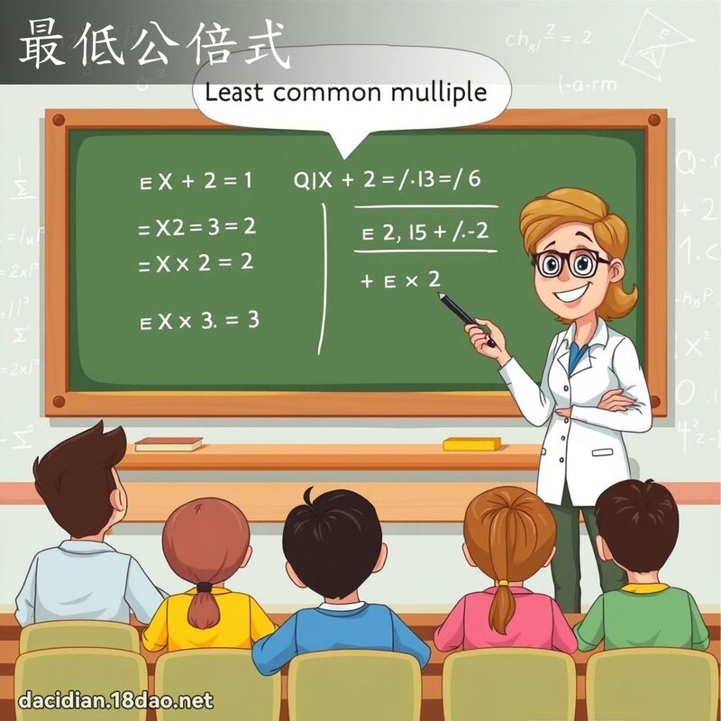 最低公倍式 - 国语大辞典配图