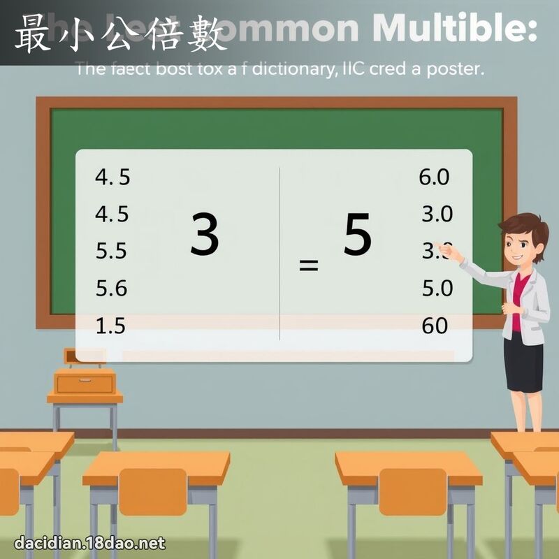 最小公倍數 - 國語大辭典配圖