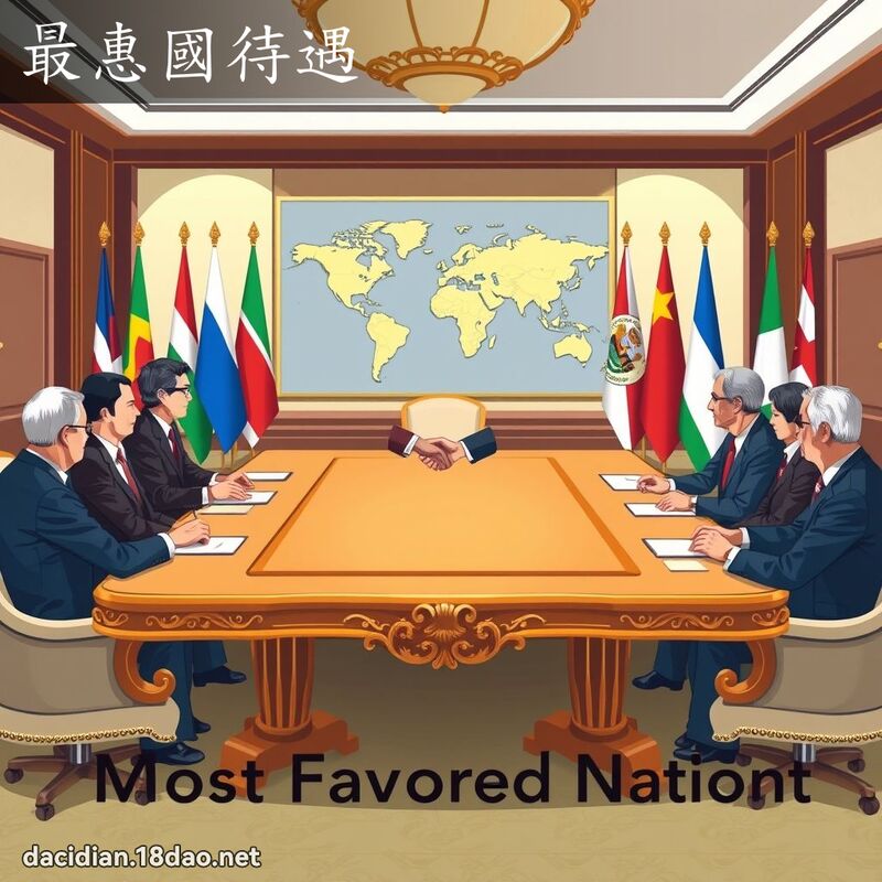 最惠国待遇 - 国语大辞典配图