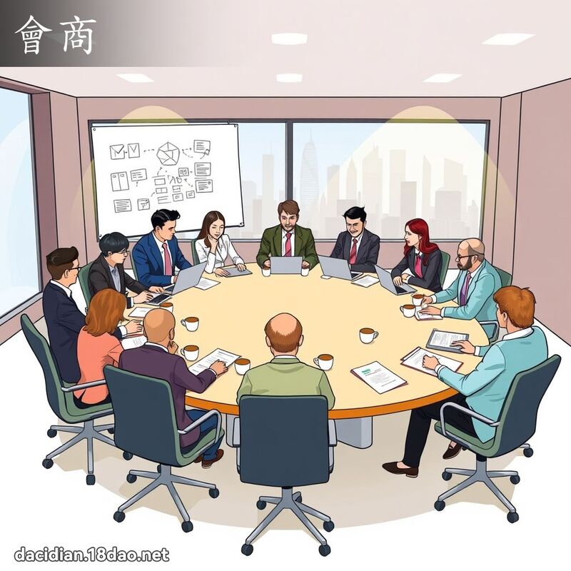 会商 - 国语大辞典配图