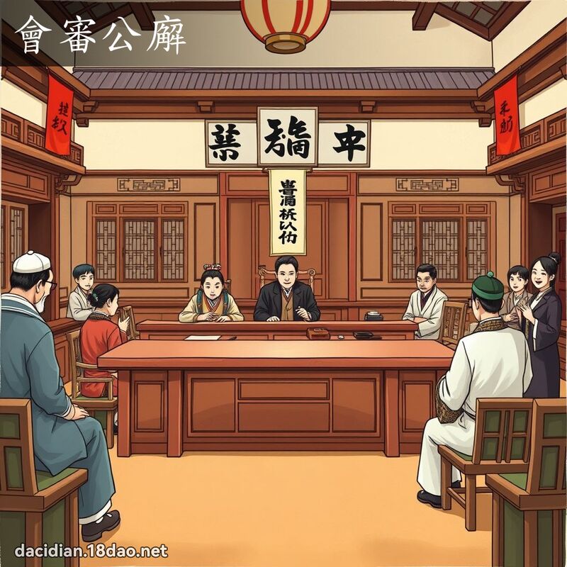 會審公廨 - 國語大辭典配圖