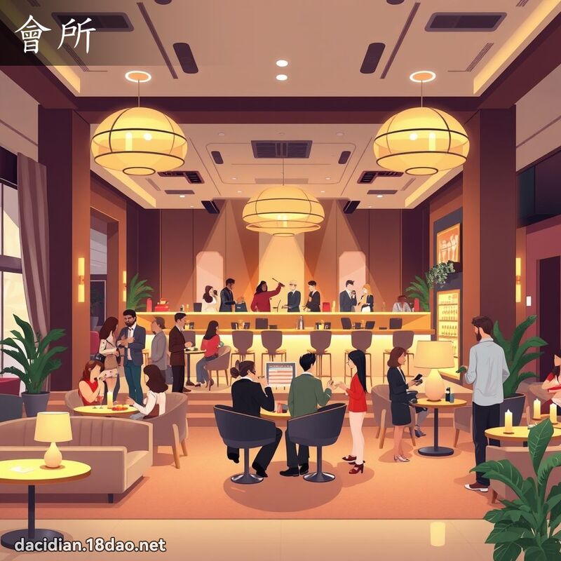 會所 - 國語大辭典配圖