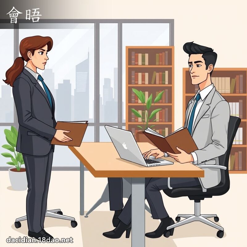 會晤 - 國語大辭典配圖