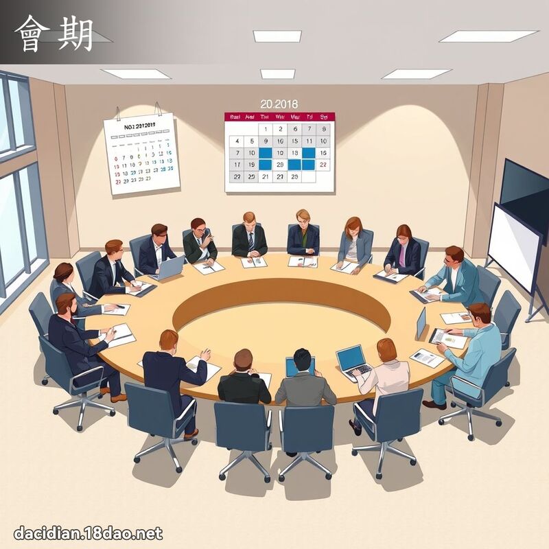 会期 - 国语大辞典配图