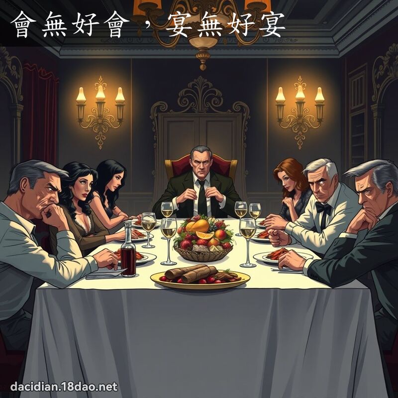 会无好会，宴无好宴 - 国语大辞典配图