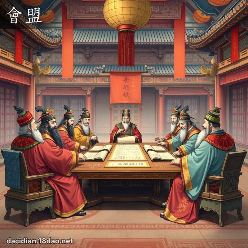 會盟 - 國語大辭典配圖