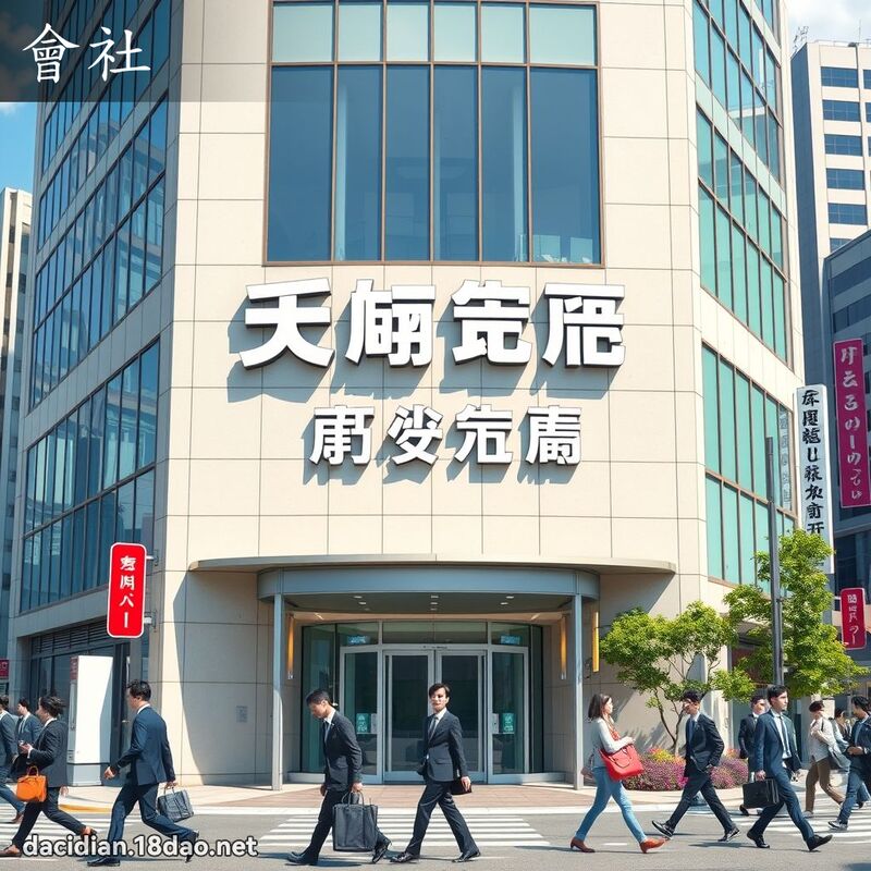 会社 - 国语大辞典配图