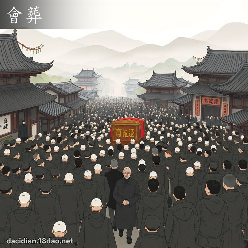 会葬 - 国语大辞典配图