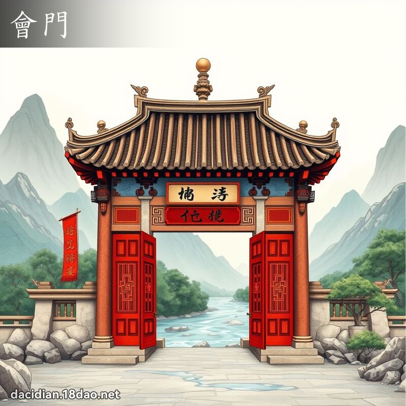会门 - 国语大辞典配图