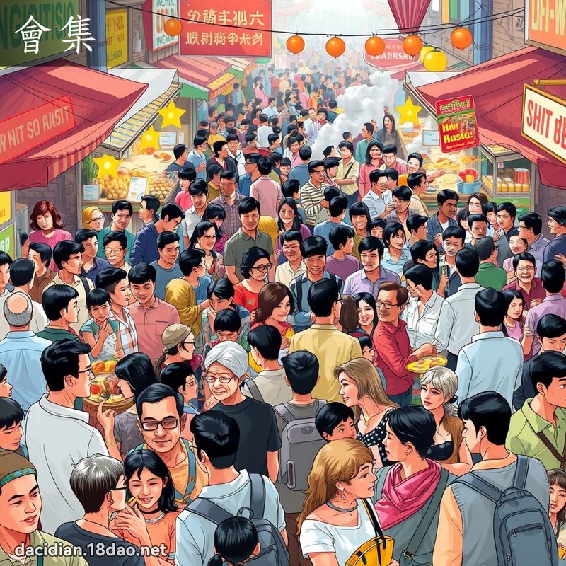 会集 - 国语大辞典配图